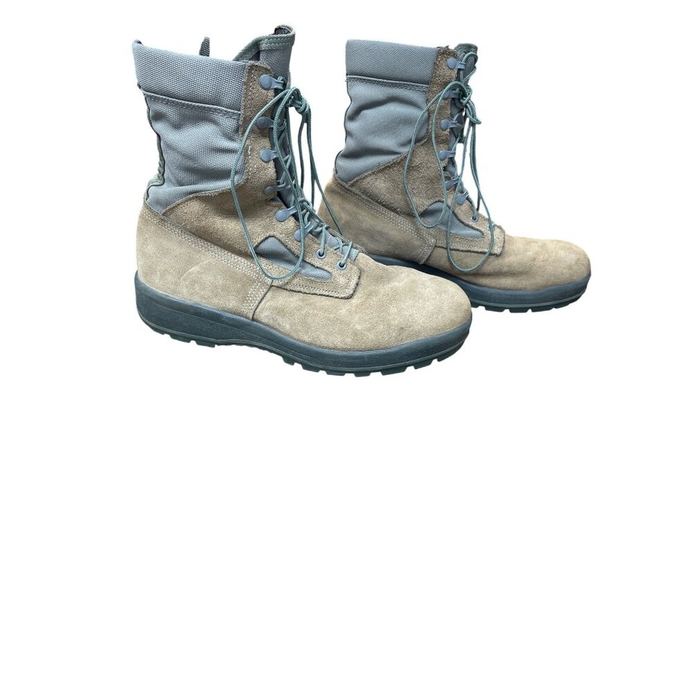 Belleville Gortex Mens Tan Suede Tacticle Combat Boots Sz 13W SKU 9398 - Picture 4 of 13